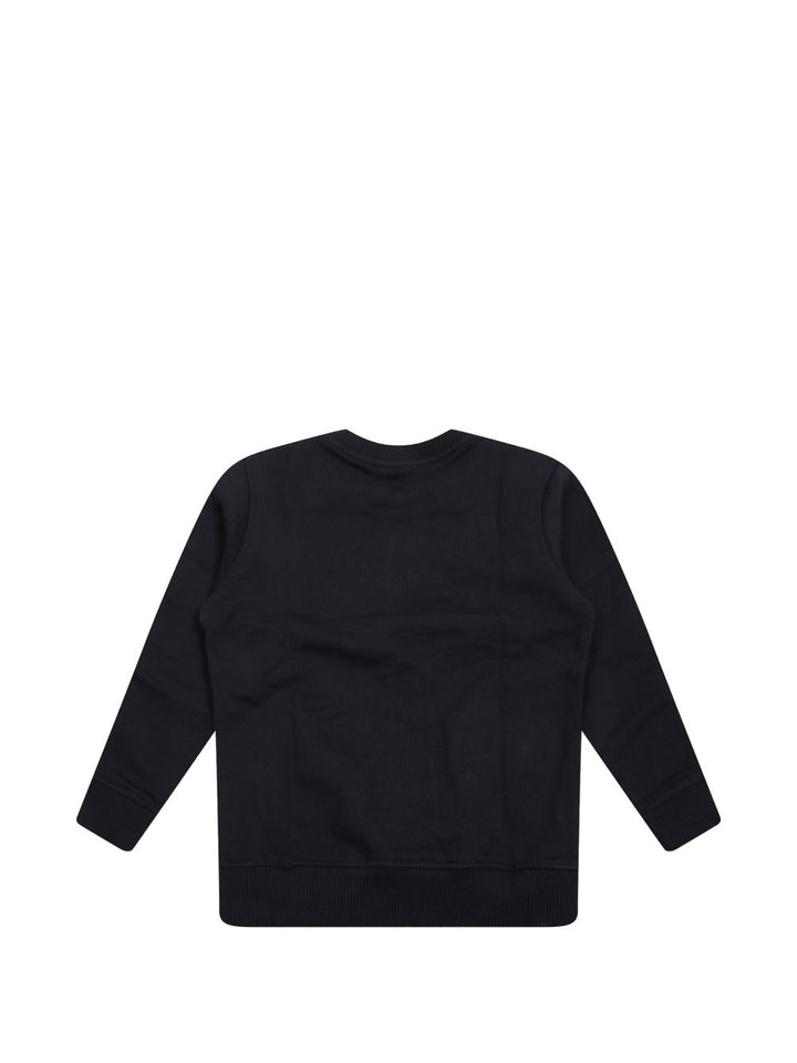 Felpa nera per bambino HZF08VLCA77 60100 Moschino Kids 