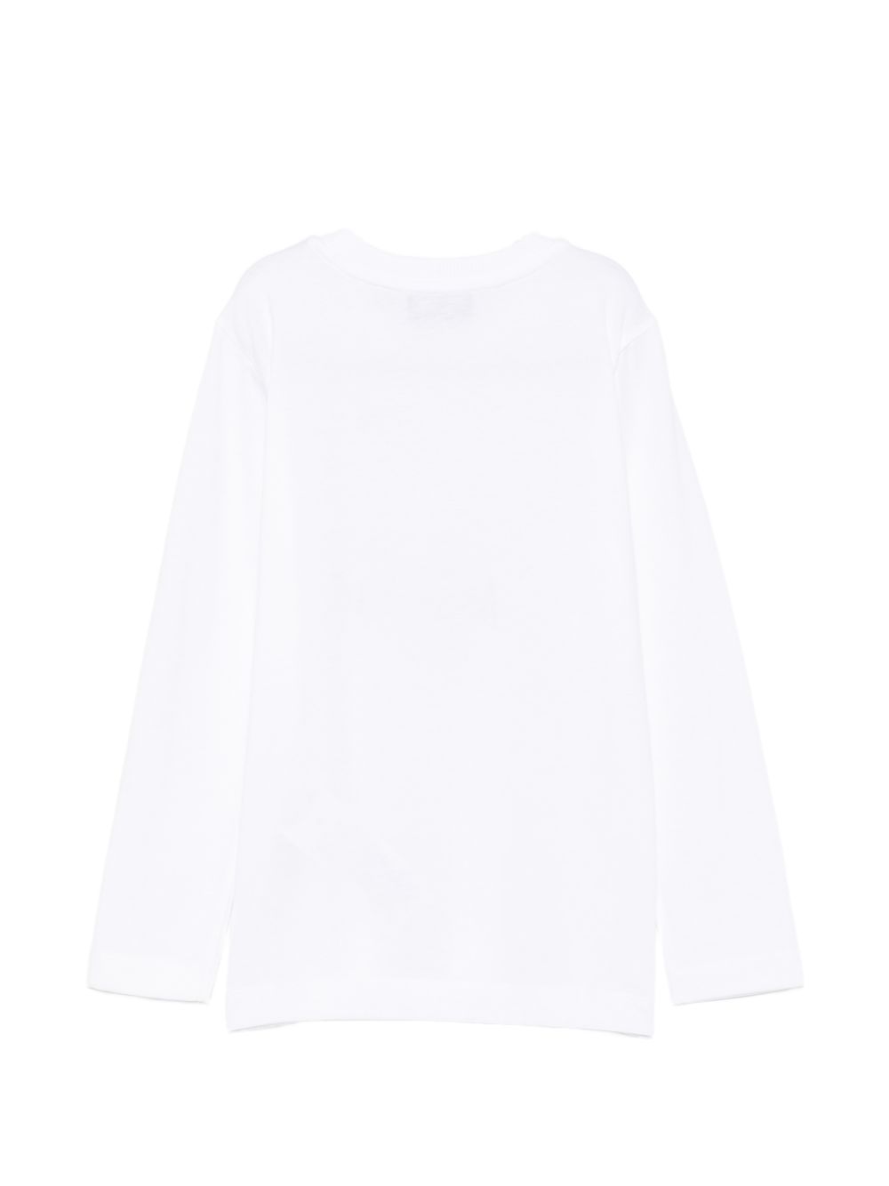 T-shirt bianca per bambino HZO00JLAA20 10101 Moschino Kids 