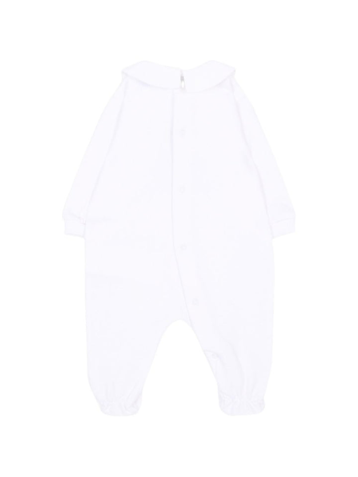 Tutina bianca per neonato M5Y037LCA40 10101 Moschino Kids 