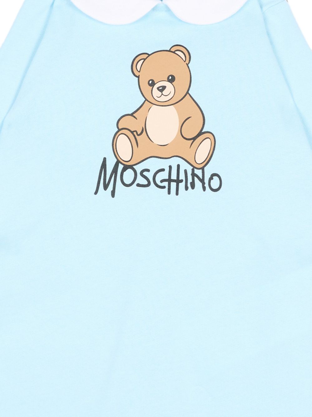 Tutina azzurra per neonato M5Y037LCA40 40304 Moschino Kids 