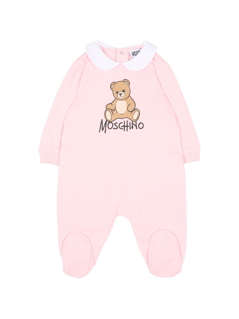 Tutina rosa chiaro per neonata M5Y037LCA40 50209 Moschino Kids 