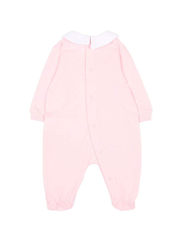 Tutina rosa chiaro per neonata M5Y037LCA40 50209 Moschino Kids 