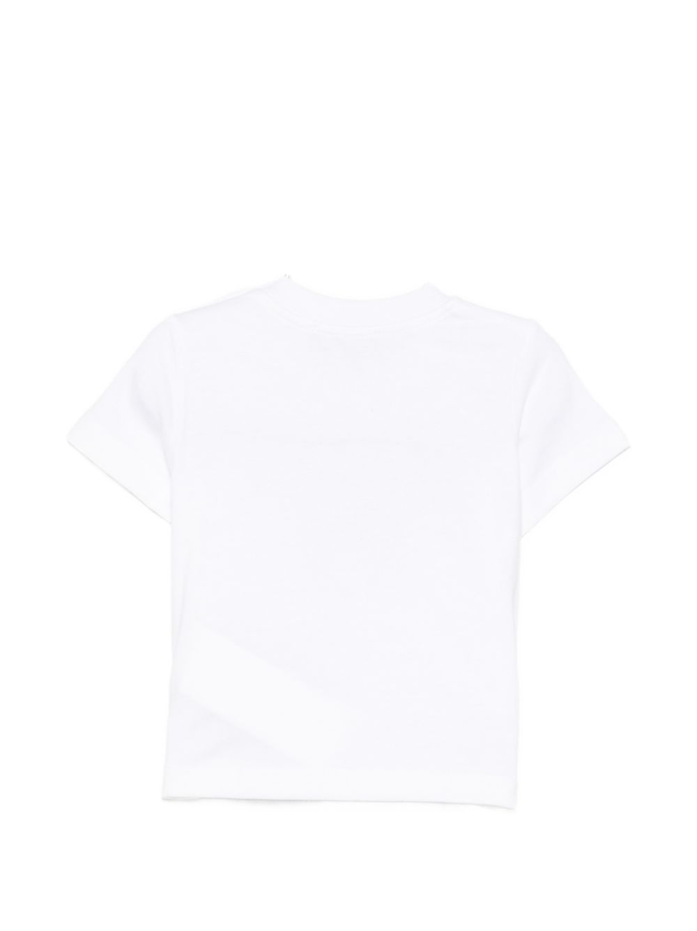 T-shirt bianco per neonato M6M047LAA34 10101 Moschino Kids 