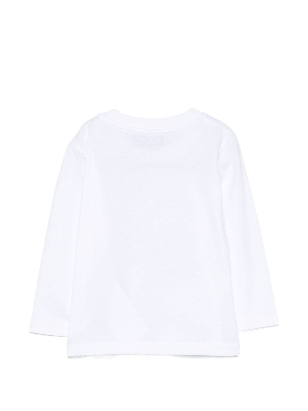 T-shirt bianco per neonato MOO014LAA20 10101 Moschino Kids 