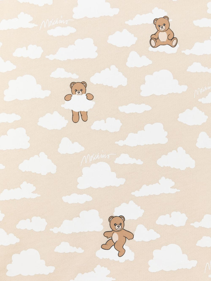 Coperta beige per neoanto MSB00FLCA40 82640 Moschino Kids 