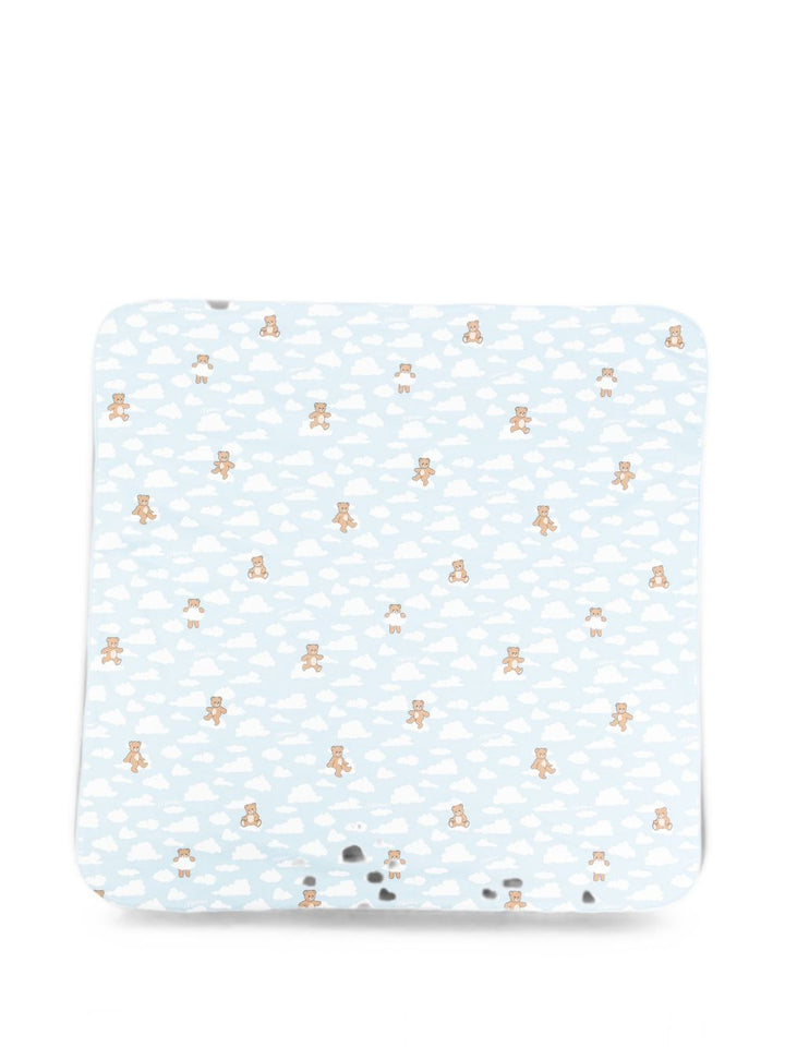 Coperta celeste per neonato MSB00FLCA40 83679 Moschino Kids 