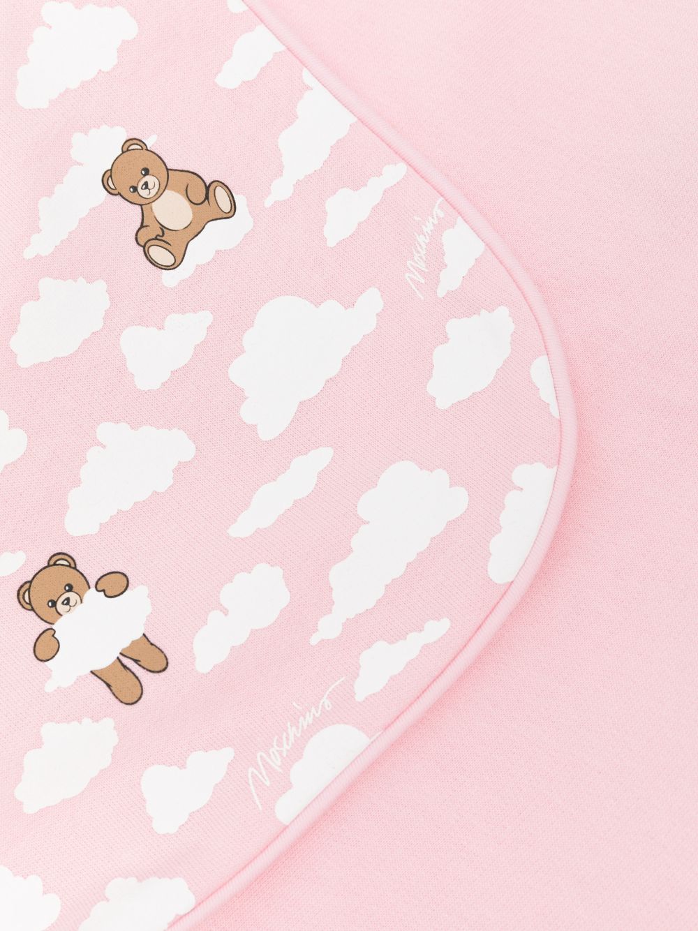 Coperta rosa per neonato MSB00FLCA40 83696 Moschino Kids 