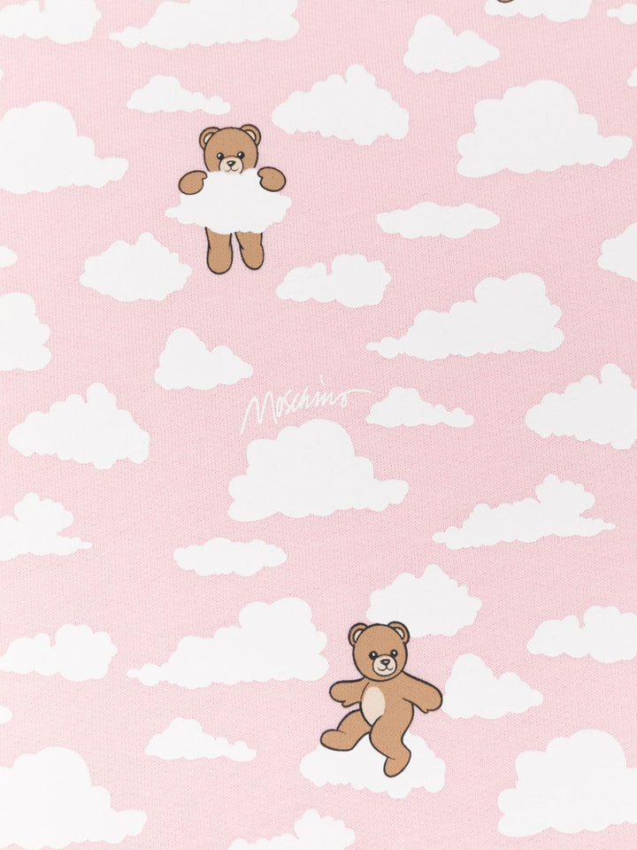 Coperta rosa per neonato MSB00FLCA40 83696 Moschino Kids 
