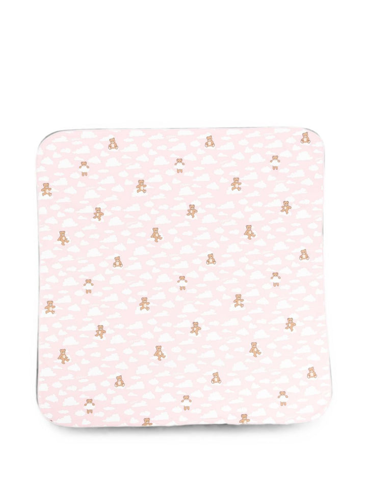 Coperta rosa per neonato MSB00FLCA40 83696 Moschino Kids 