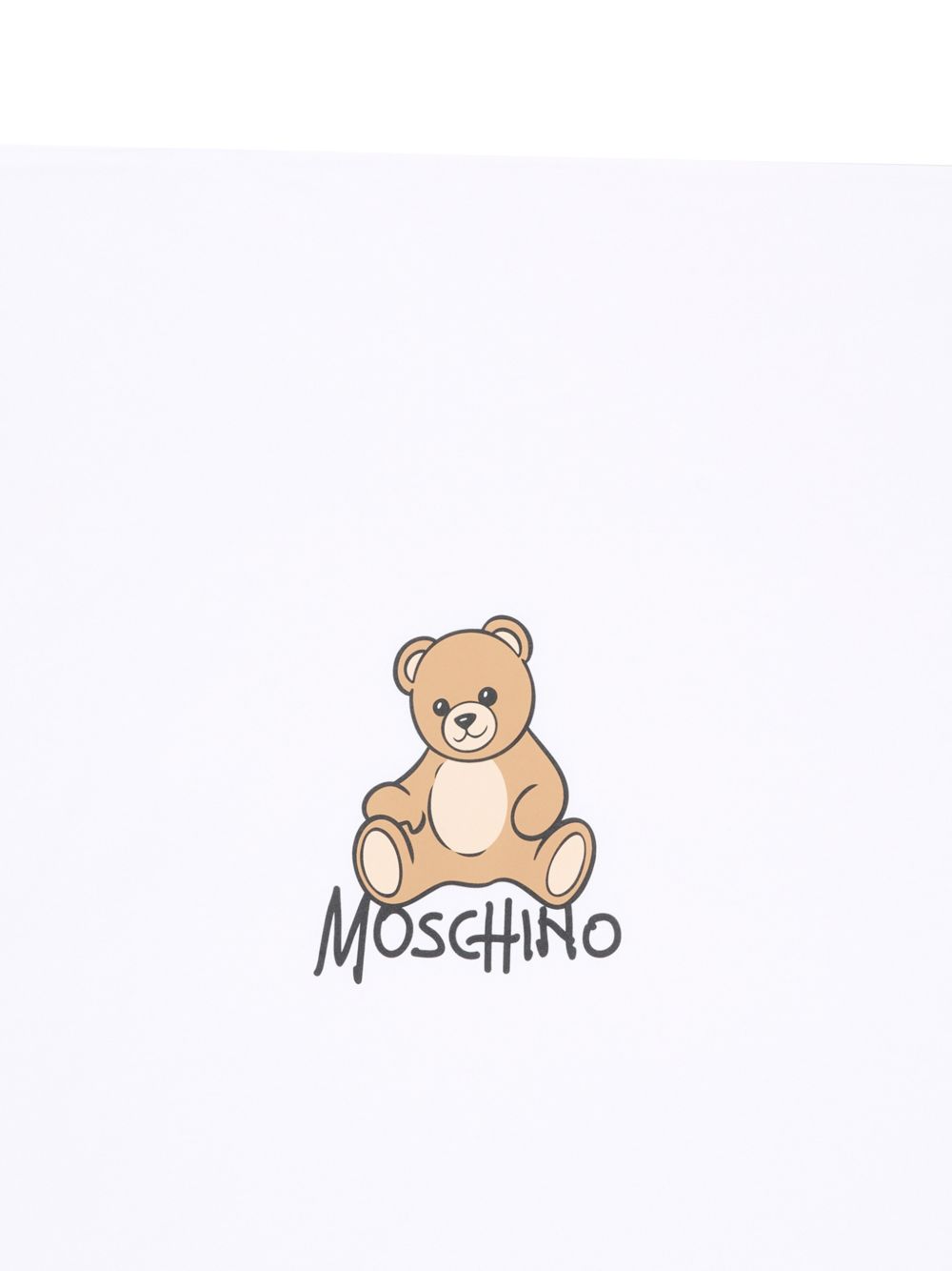 Coperta bianca per neonato MTB00FLCA40 10101 Moschino Kids 