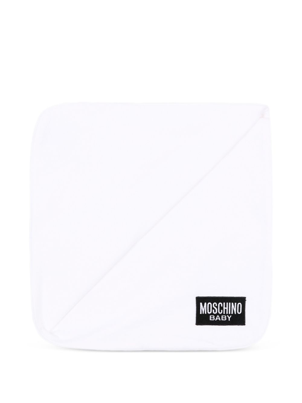 Coperta bianca per neonato MTB00FLCA40 10101 Moschino Kids 
