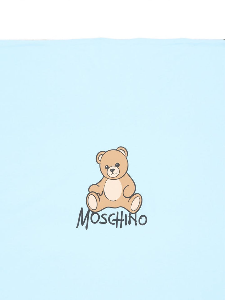 Coperta celeste per neonato MTB00FLCA40 40304 Moschino Kids 