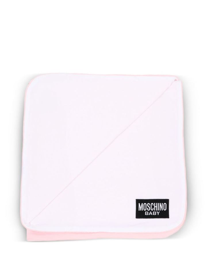 Coperta rosa chiaro per neonato MTB00FLCA40 50209 Moschino Kids 