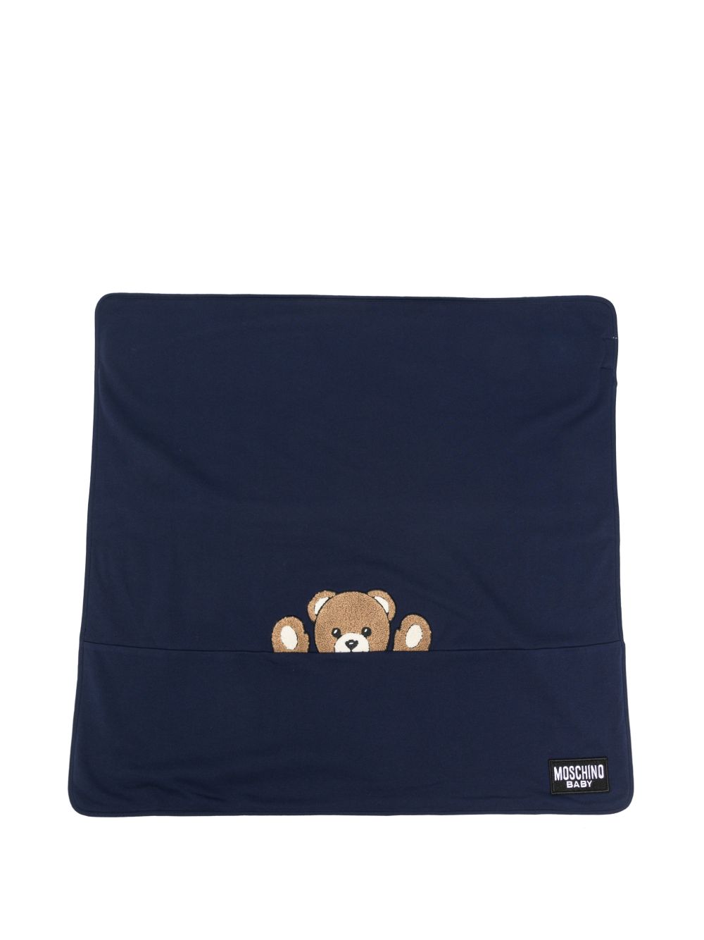 Coperta blu navy per neonato MUB00NLCA93 40016 Moschino Kids 
