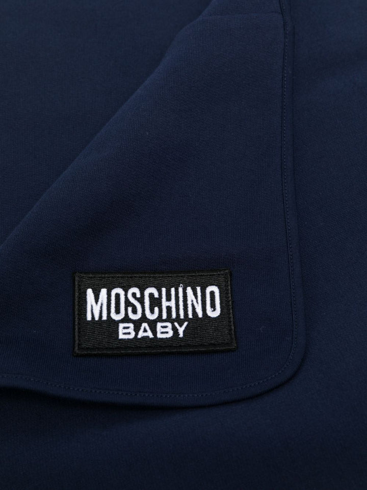 Coperta blu navy per neonato MUB00NLCA93 40016 Moschino Kids 