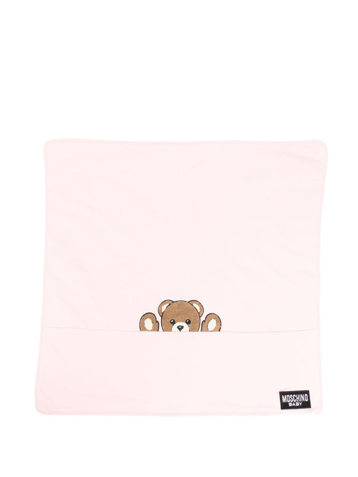Coperta rosa zucchero per neonata MUB00NLCA93 50209 Moschino Kids 