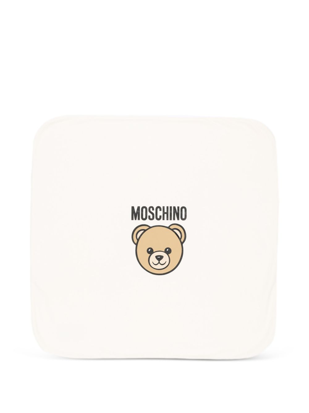 Coperta bianca per neonato MUB00OLCA40 10063 Moschino Kids 