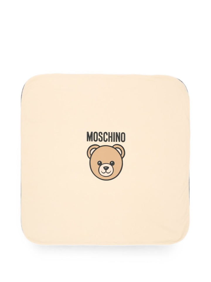 Coperta beige per neonato MUB00OLCA40 20404 Moschino Kids 