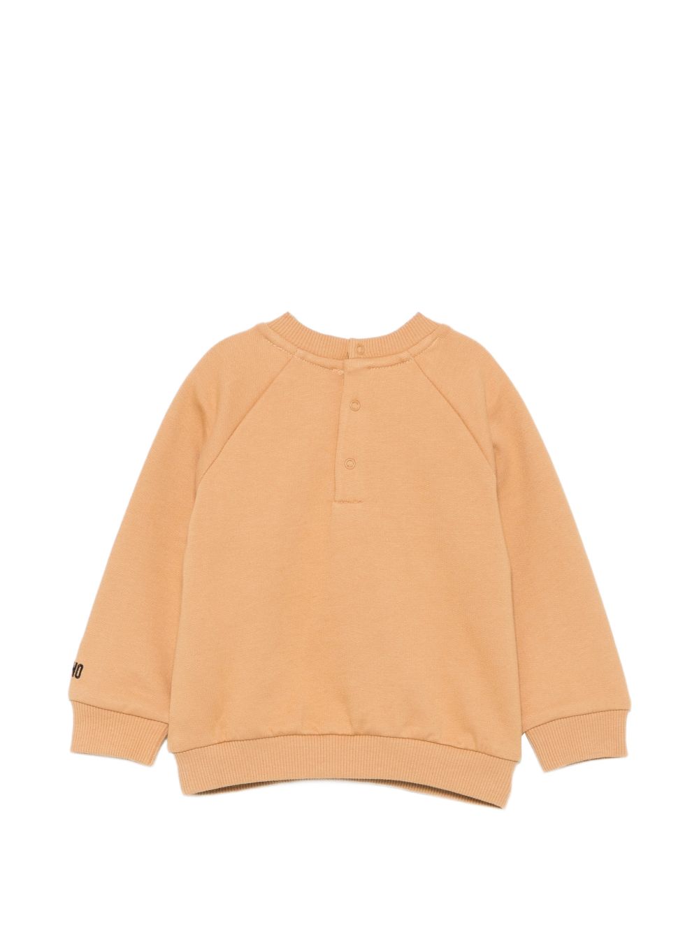 Felpa marrone per neonato MUF06GLCA93 20351 Moschino Kids 