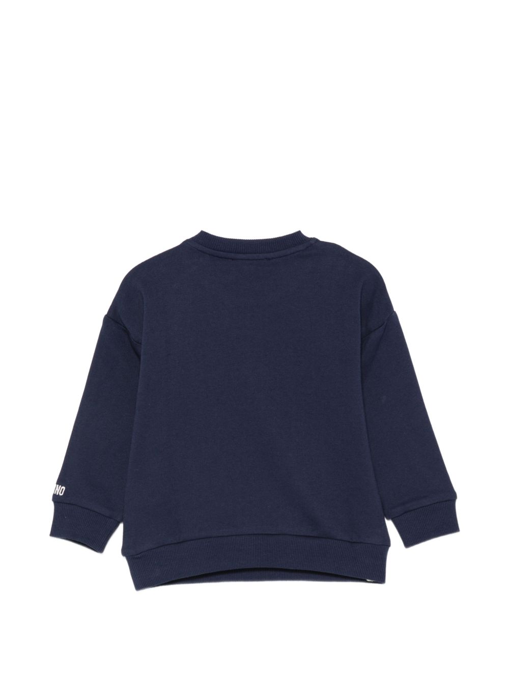 Felpa blu navy per neonato MUF06KLCA93 40016 Moschino Kids 