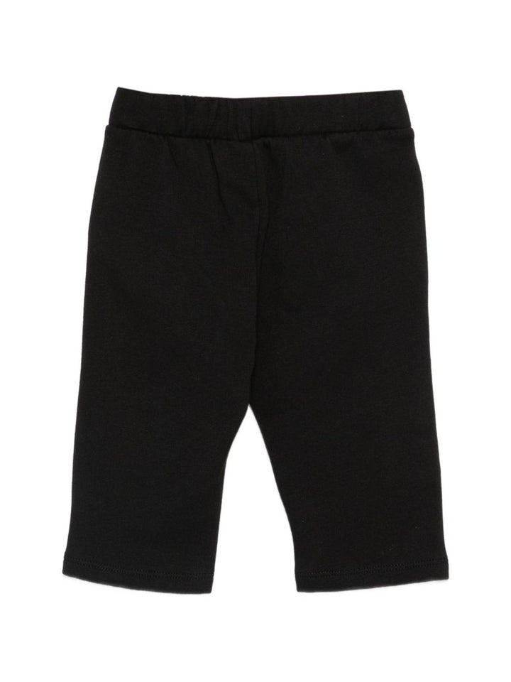 Pantalone nero per neonato MUP05XLCA92 60100 Moschino Kids 
