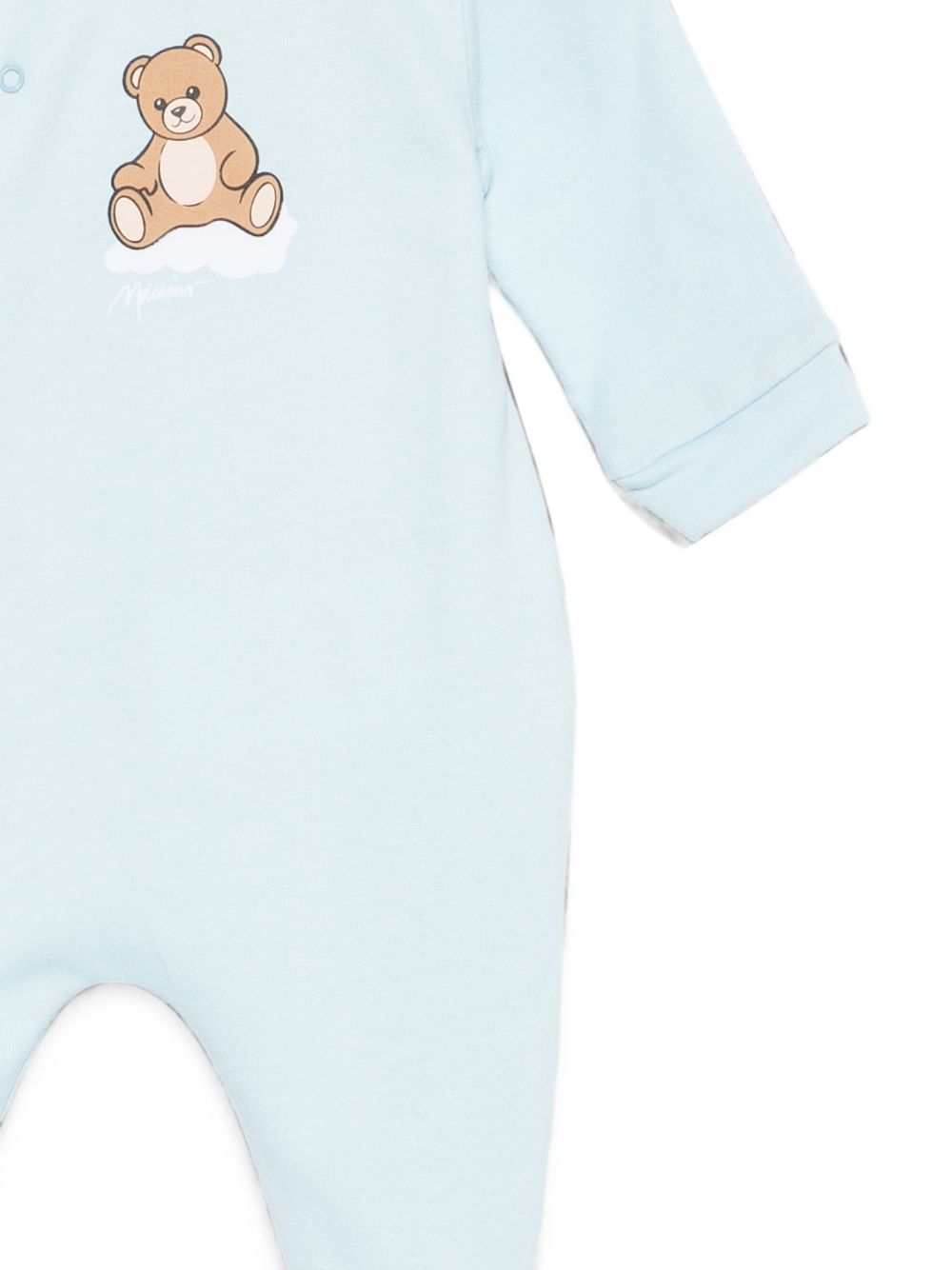 Tutina celeste per neonato MUT04YLCA40 40304 Moschino Kids 