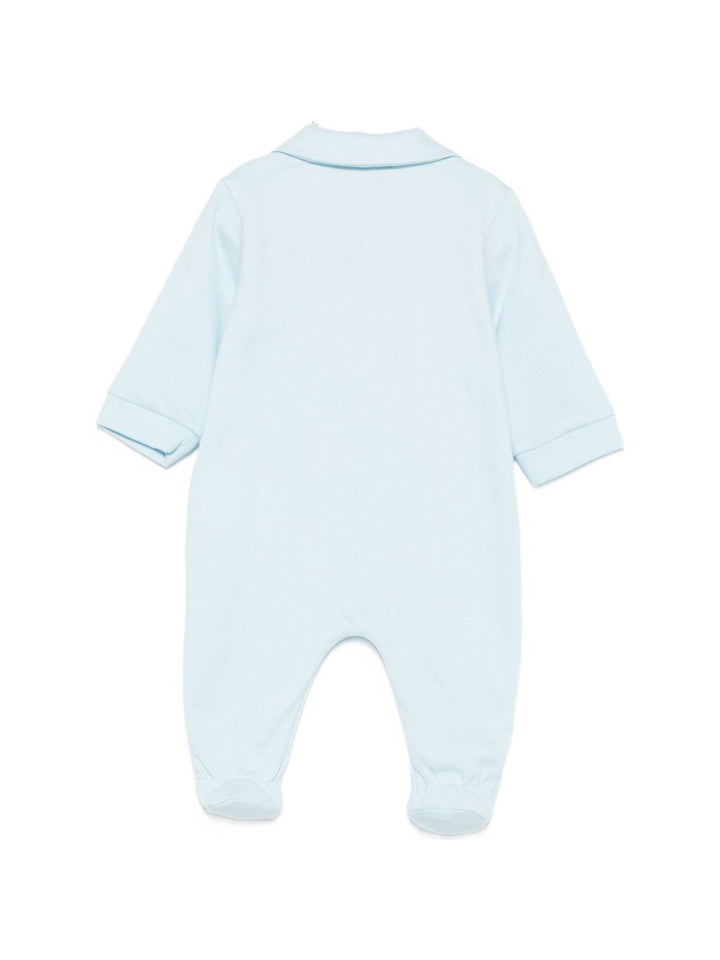 Tutina celeste per neonato MUT04YLCA40 40304 Moschino Kids 