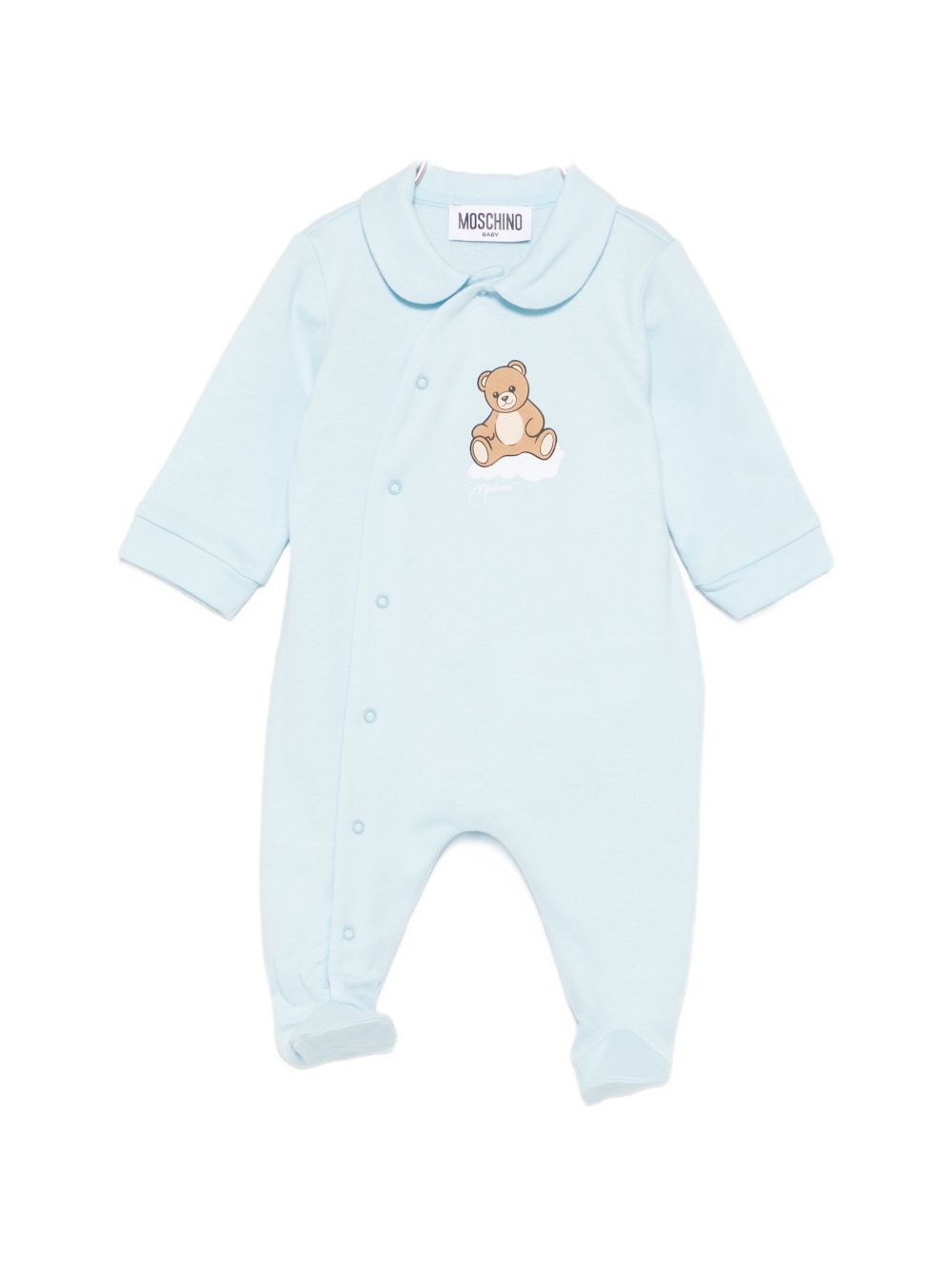 Tutina celeste per neonato MUT04YLCA40 40304 Moschino Kids 