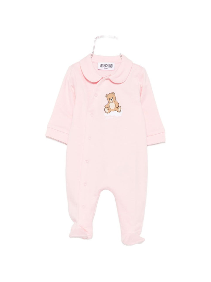 Tutina rosa per neonata MUT04YLCA40 50209 Moschino Kids 