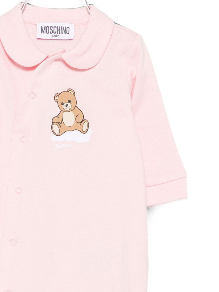 Tutina rosa per neonata MUT04YLCA40 50209 Moschino Kids 