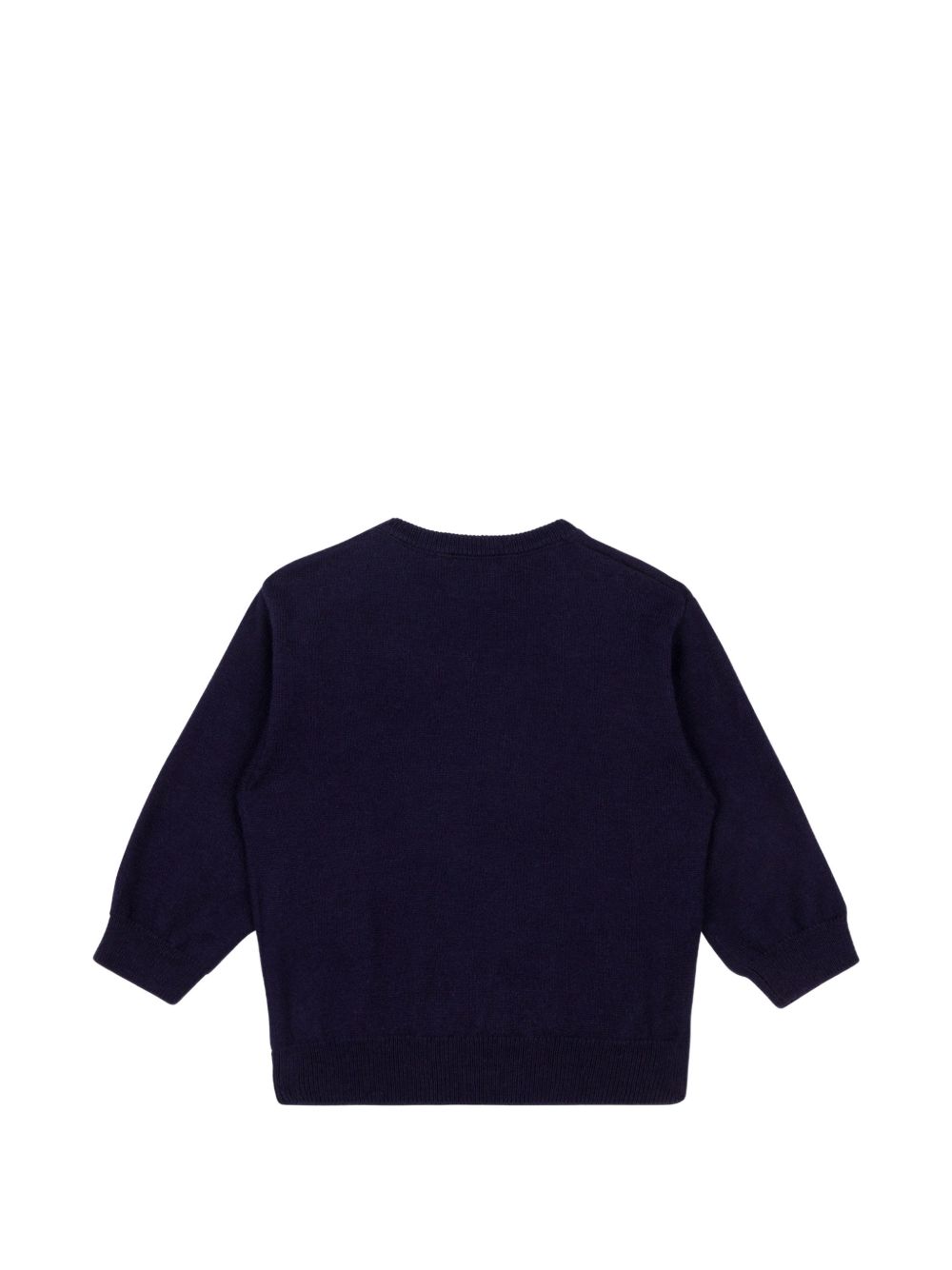 Maglione blu navy per neonato MUW00YLHE66 40016 Moschino Kids 