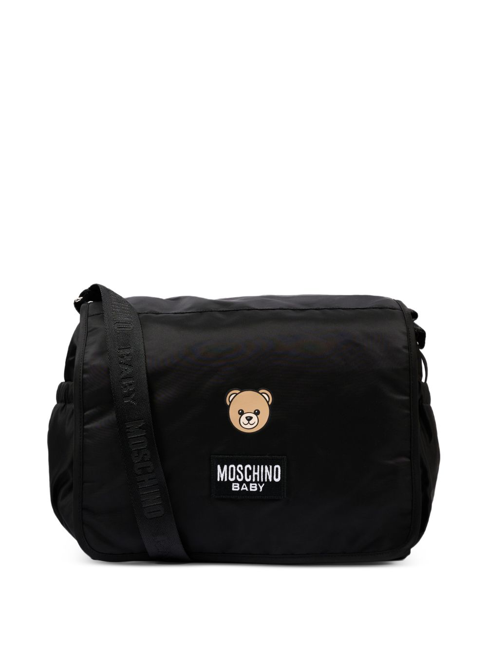 Borsa mamma nera MUX05YL3AC5 60100 Moschino Kids 
