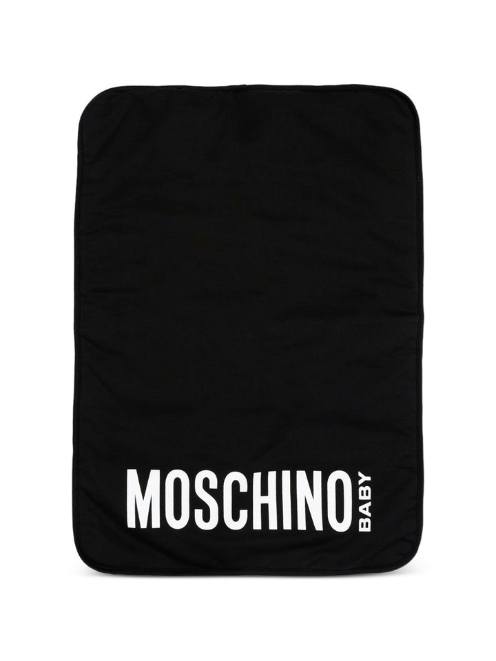 Borsa mamma nera MUX05YL3AC5 60100 Moschino Kids 