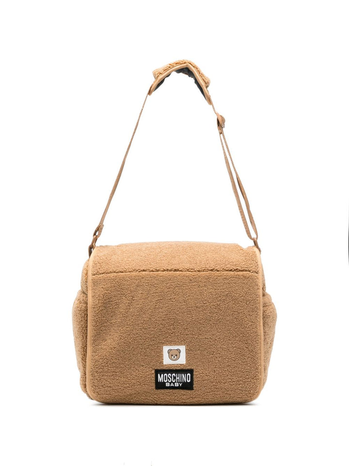 Borsa mamma marrone MUX060LIA00 20351 Moschino Kids 