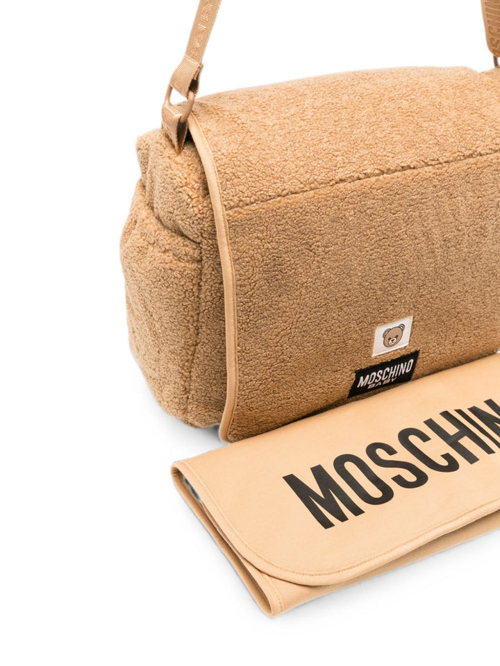 Borsa mamma marrone MUX060LIA00 20351 Moschino Kids 
