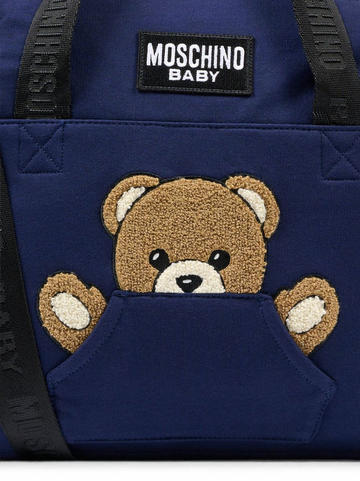 Borsa mamma blu navy MUX062LCA93 40016 Moschino Kids 
