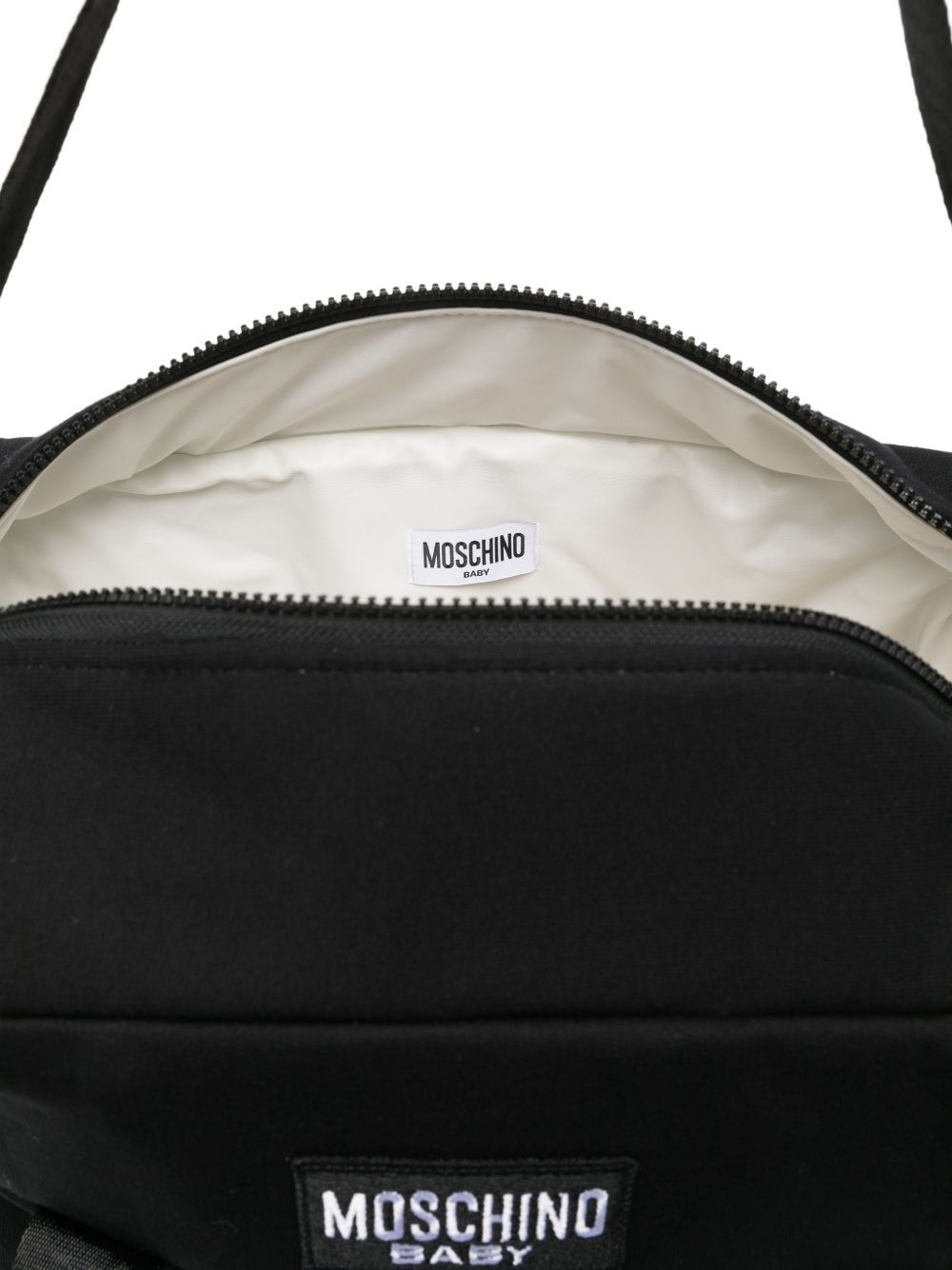 Borsa mamma nera MUX062LCA93 60100 Moschino Kids 