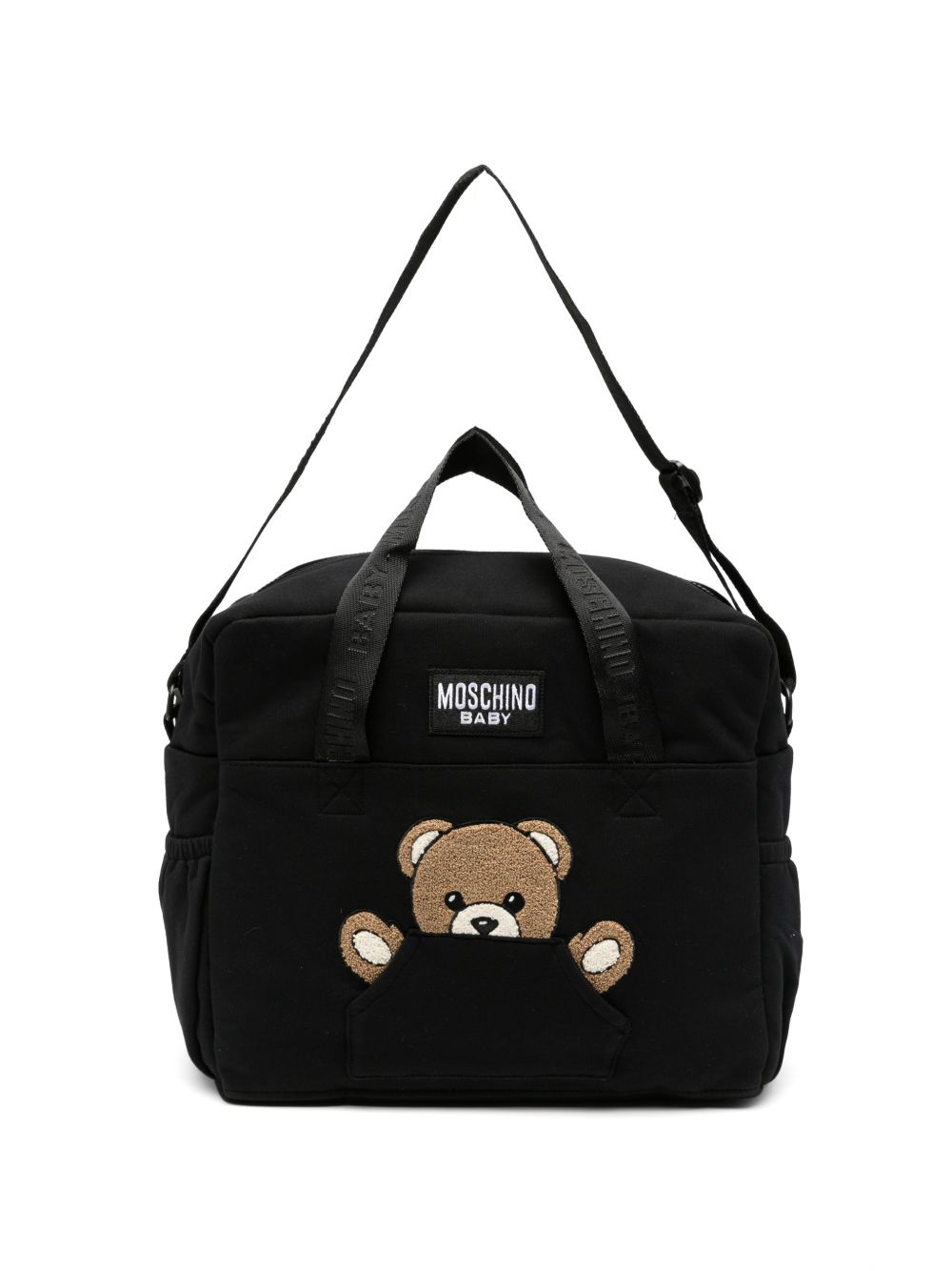 Borsa mamma nera MUX062LCA93 60100 Moschino Kids 
