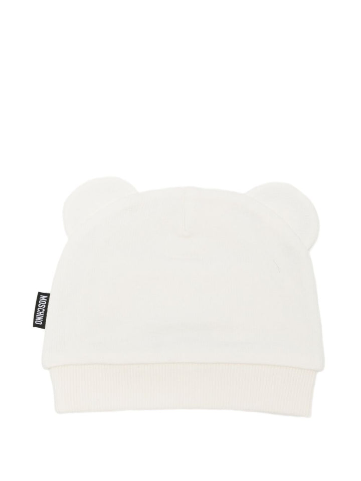 Cappello bianco per neoanto MUX063LCA93 10063 Moschino Kids 