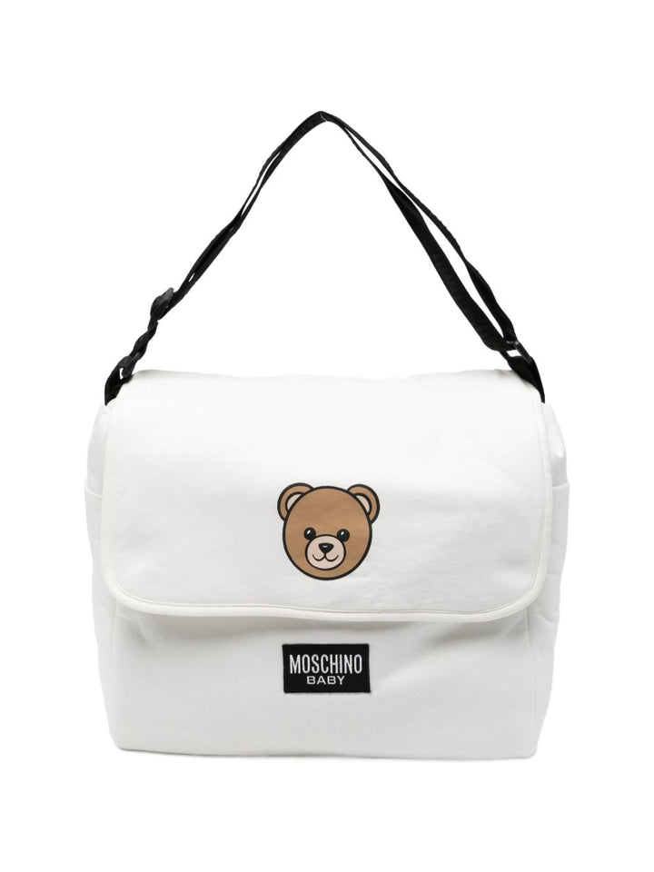 Borsa mamma bianca MUX067LCA40 10063 Moschino Kids 