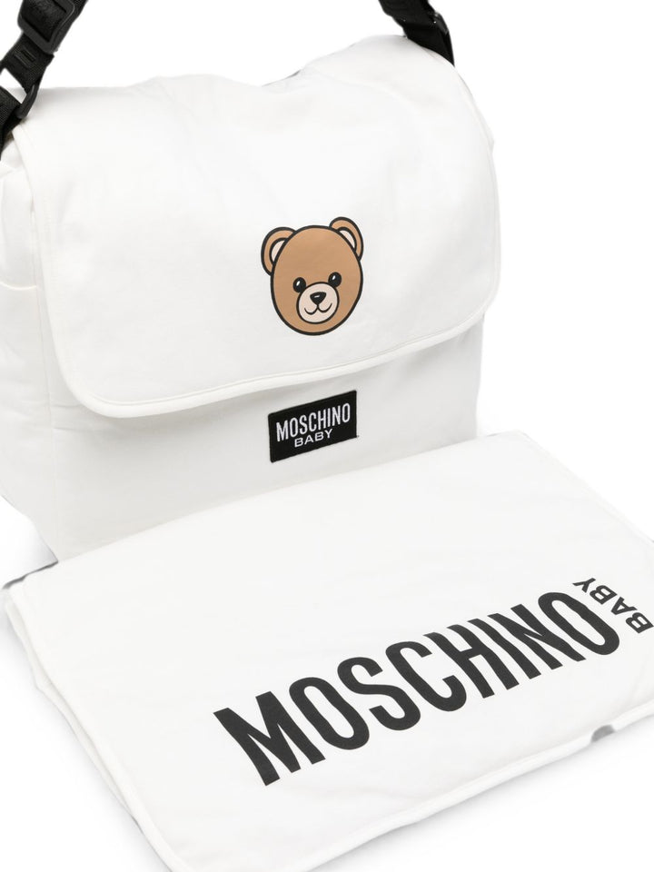 Borsa mamma bianca MUX067LCA40 10063 Moschino Kids 