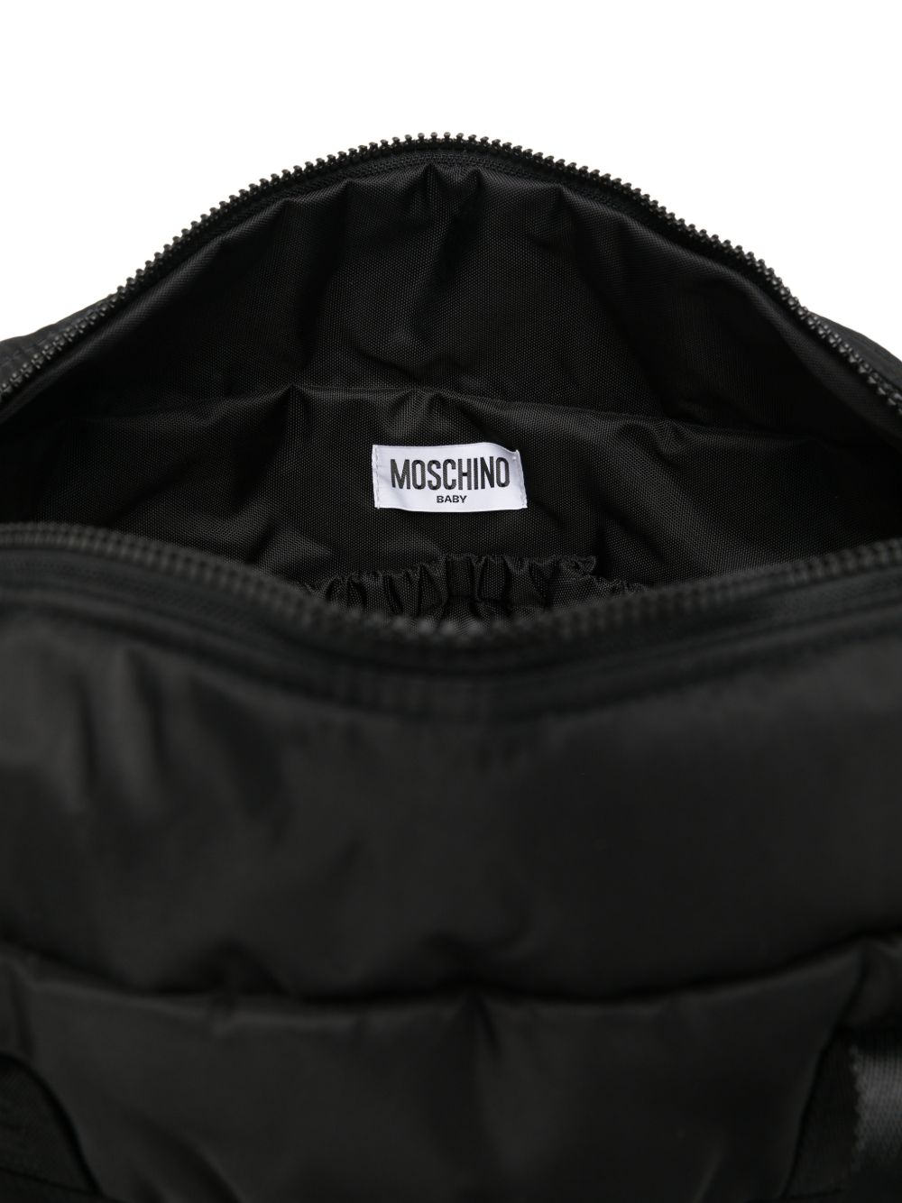 Borsa mamma nera MUX068L3A89 60100 Moschino Kids 