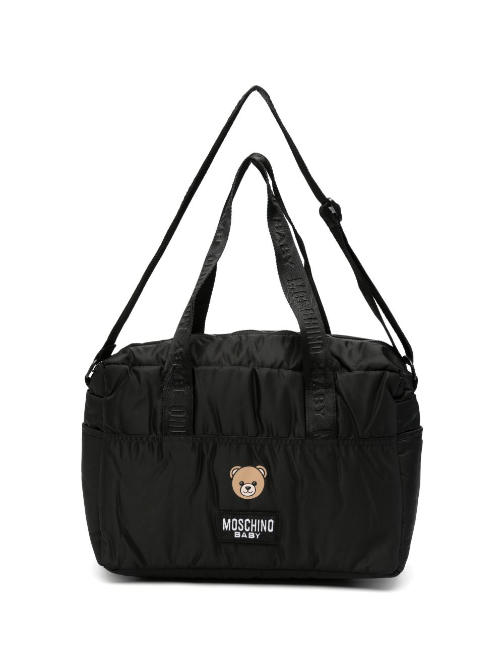 Borsa mamma nera MUX068L3A89 60100 Moschino Kids 