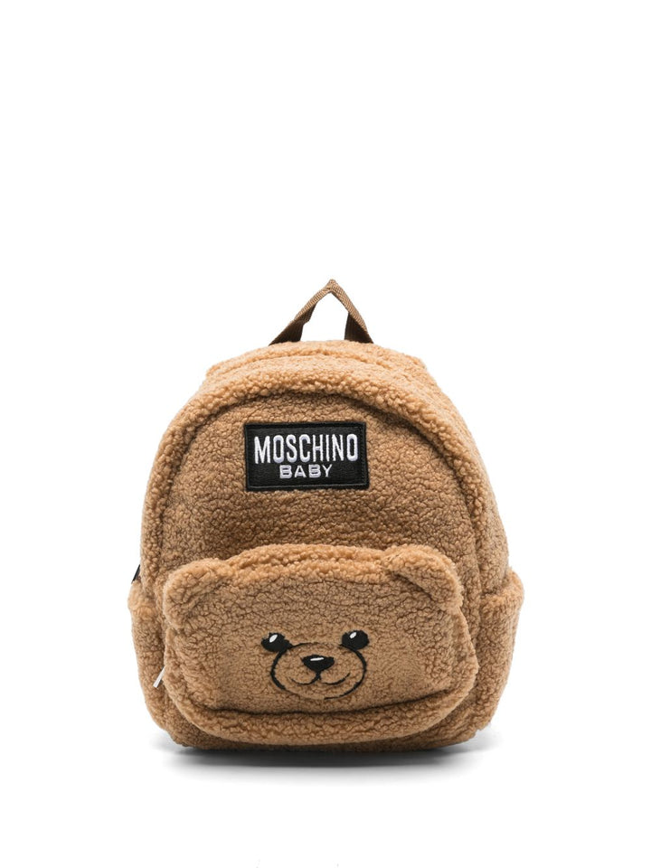 Zaino marrone per bambino MUX06ALIA00 20351 Moschino Kids 