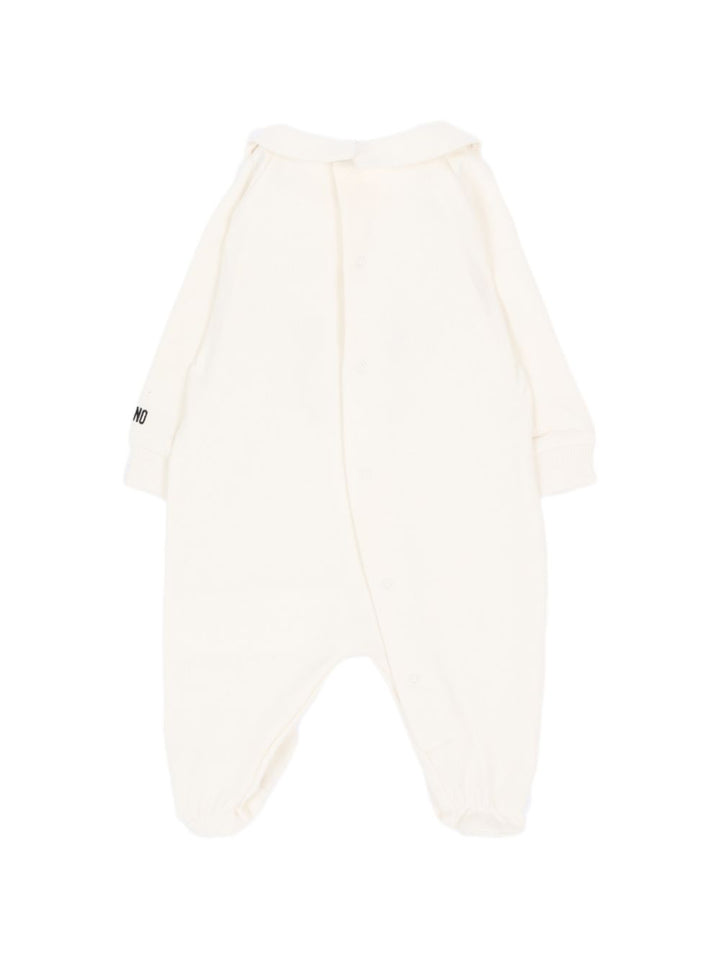 Tutina bianca per neonato MUY09GLCA93 10063 Moschino Kids 