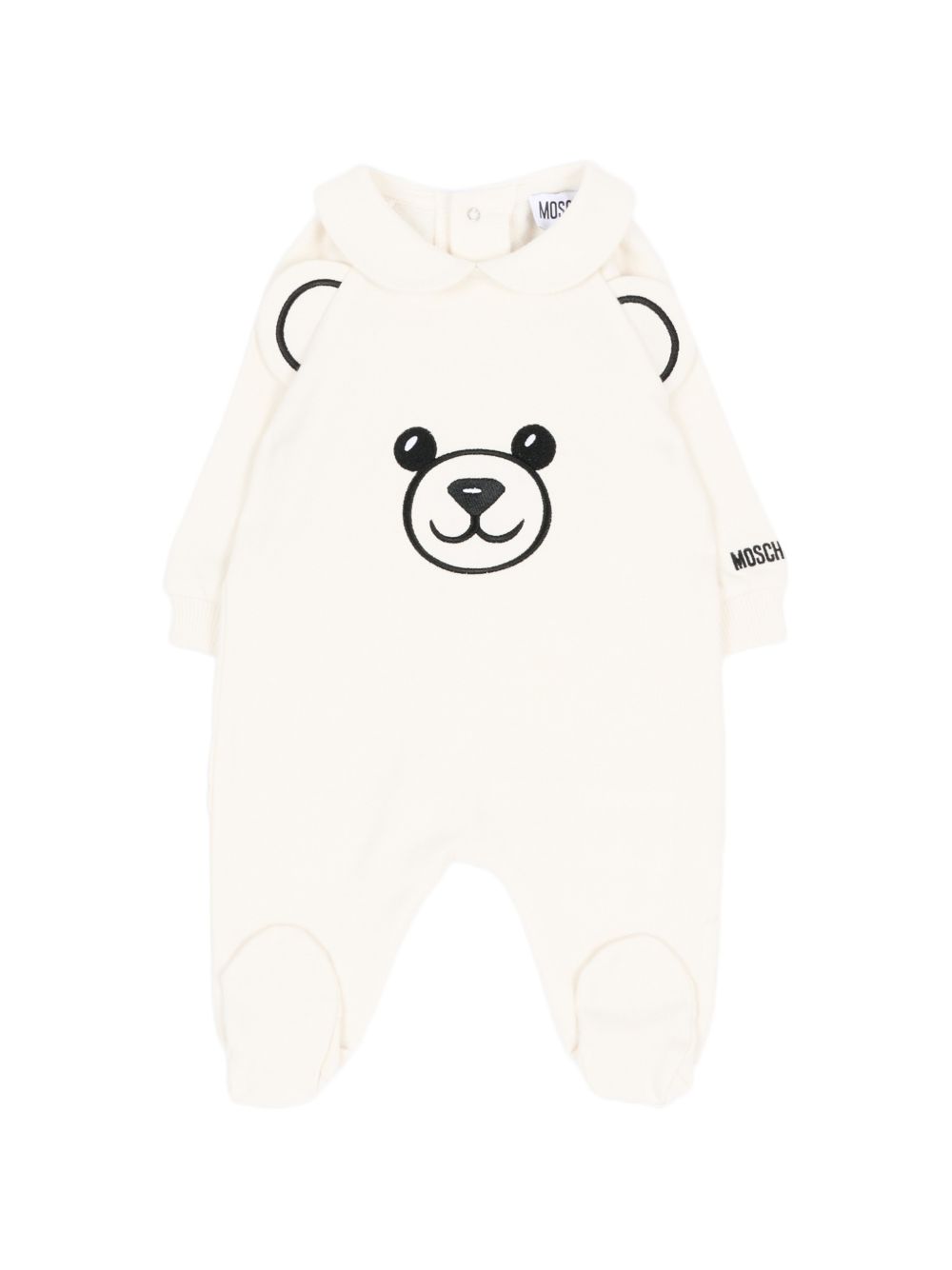 Tutina bianca per neonato MUY09GLCA93 10063 Moschino Kids 