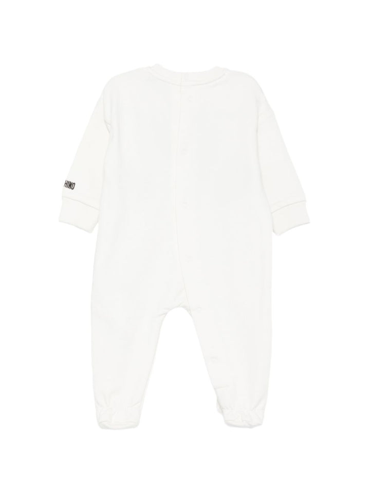 Tutina bianca per neonato MUY09HLCA93 10063 Moschino Kids 