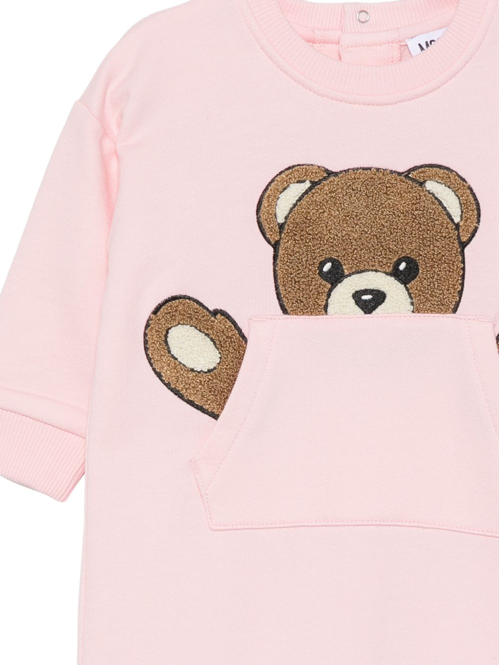 Tutina rosa per neonata MUY09HLCA93 50209 Moschino Kids 