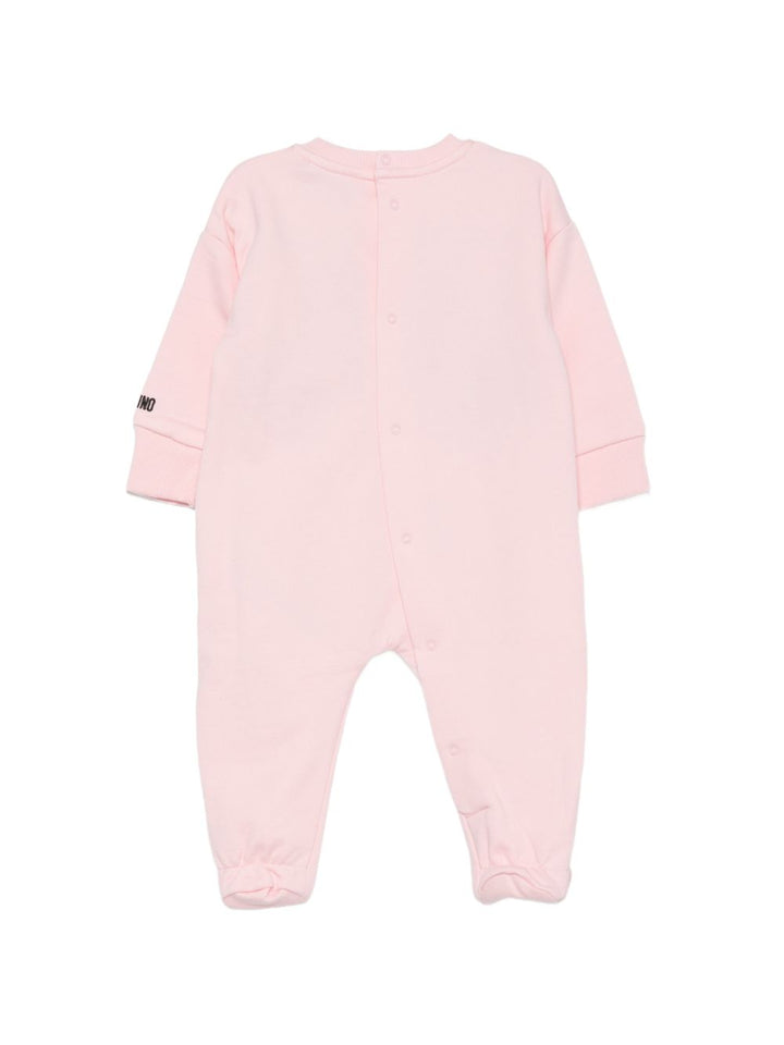 Tutina rosa per neonata MUY09HLCA93 50209 Moschino Kids 