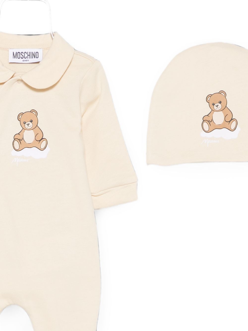 Tutina beige per neonato MUY09ILCA40 20404 Moschino Kids 